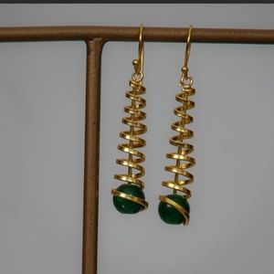 Gold plated limited edition Vintage Earrings